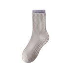 One Size Grip Yoga Crew Socks
