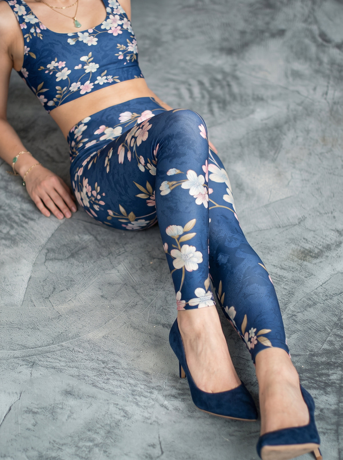 Cherry Blossom Sports Bra Set