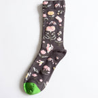 One Size Art Print Crew Socks