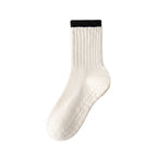 One Size Grip Yoga Crew Socks