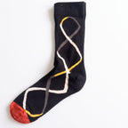 One Size Art Print Crew Socks