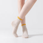 One Size Grip Yoga Ankle Socks