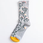 One Size Art Print Crew Socks