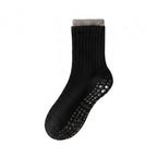 One Size Grip Yoga Crew Socks