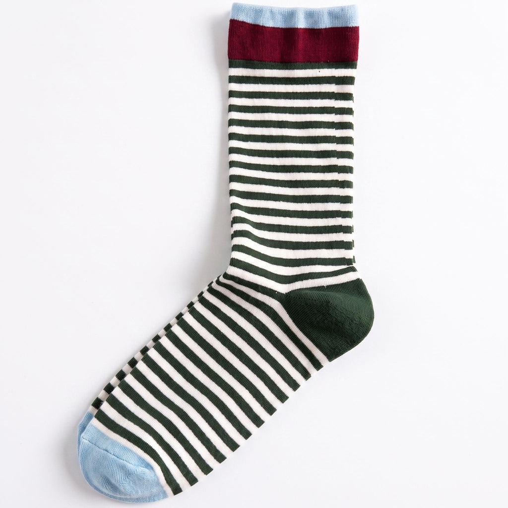 One Size Art Print Crew Socks
