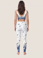 Blue Meadow Floral Sports Bra Set