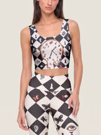 Melting Clock Wonderland Sports Bra Set