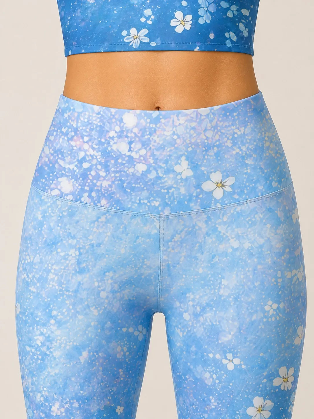 Blue Blossom Longline Sports Set