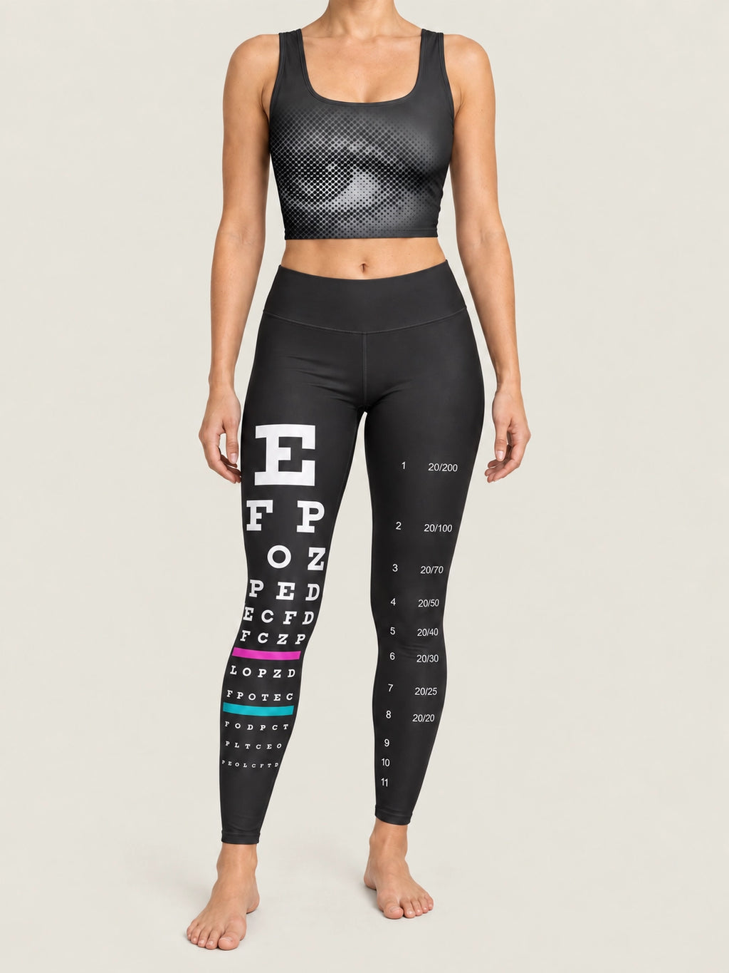 Halftone Vision Sports Bra Set