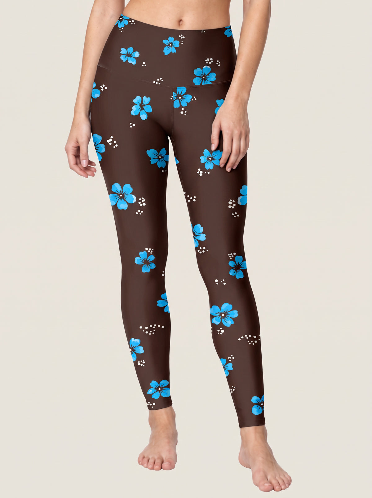 Blue Blossom Night Sports Bra Set