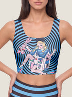 Surreal Wonderland Spiral Sports Bra Set